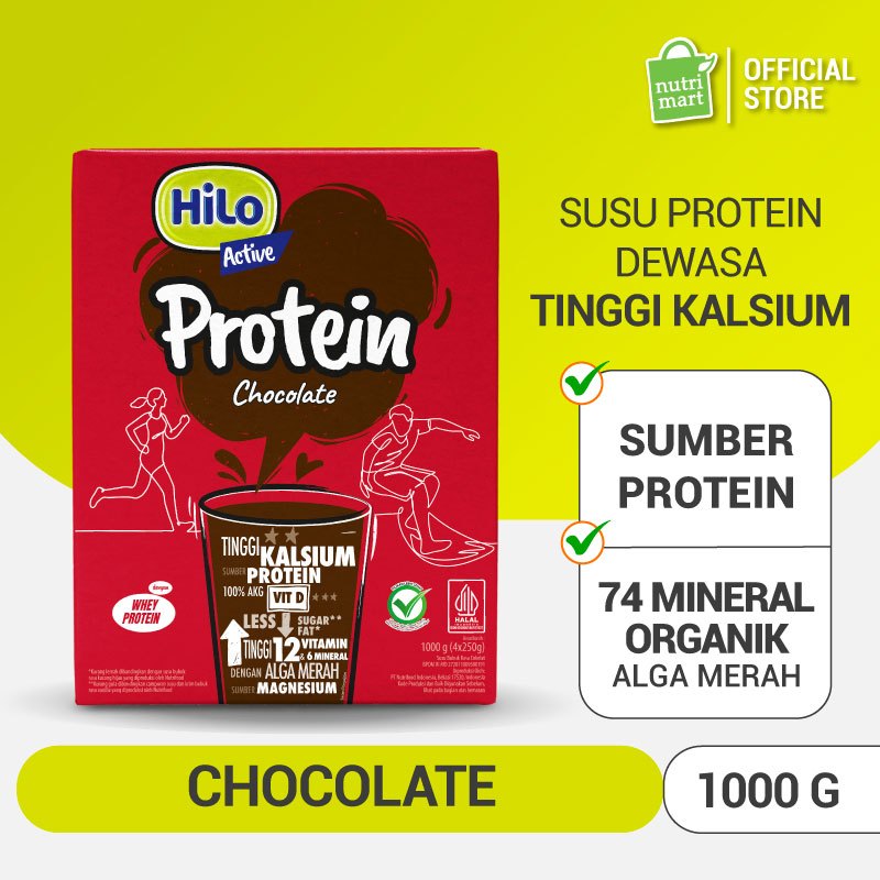 

HiLo Active Chocolate 1000 gram - Susu Tinggi Kalsium