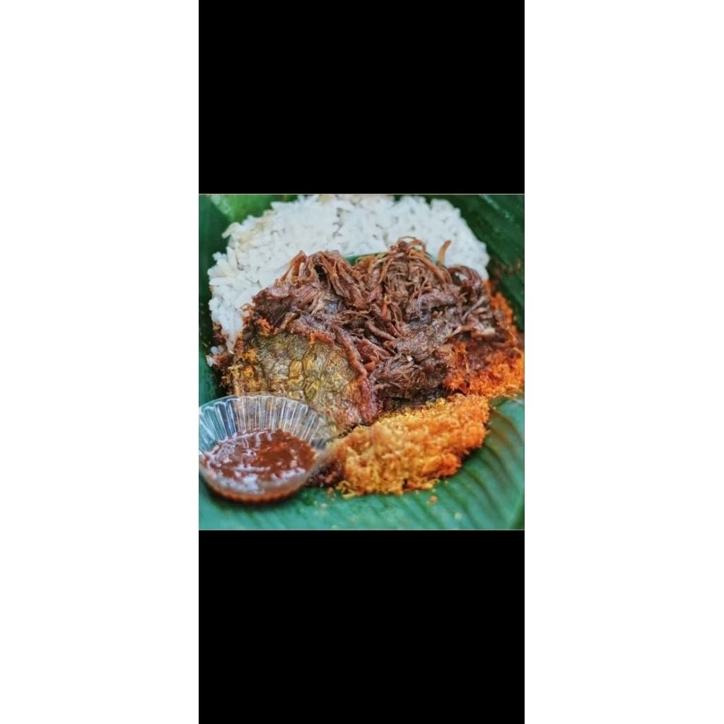 

Nasi Krawu Daging Paru