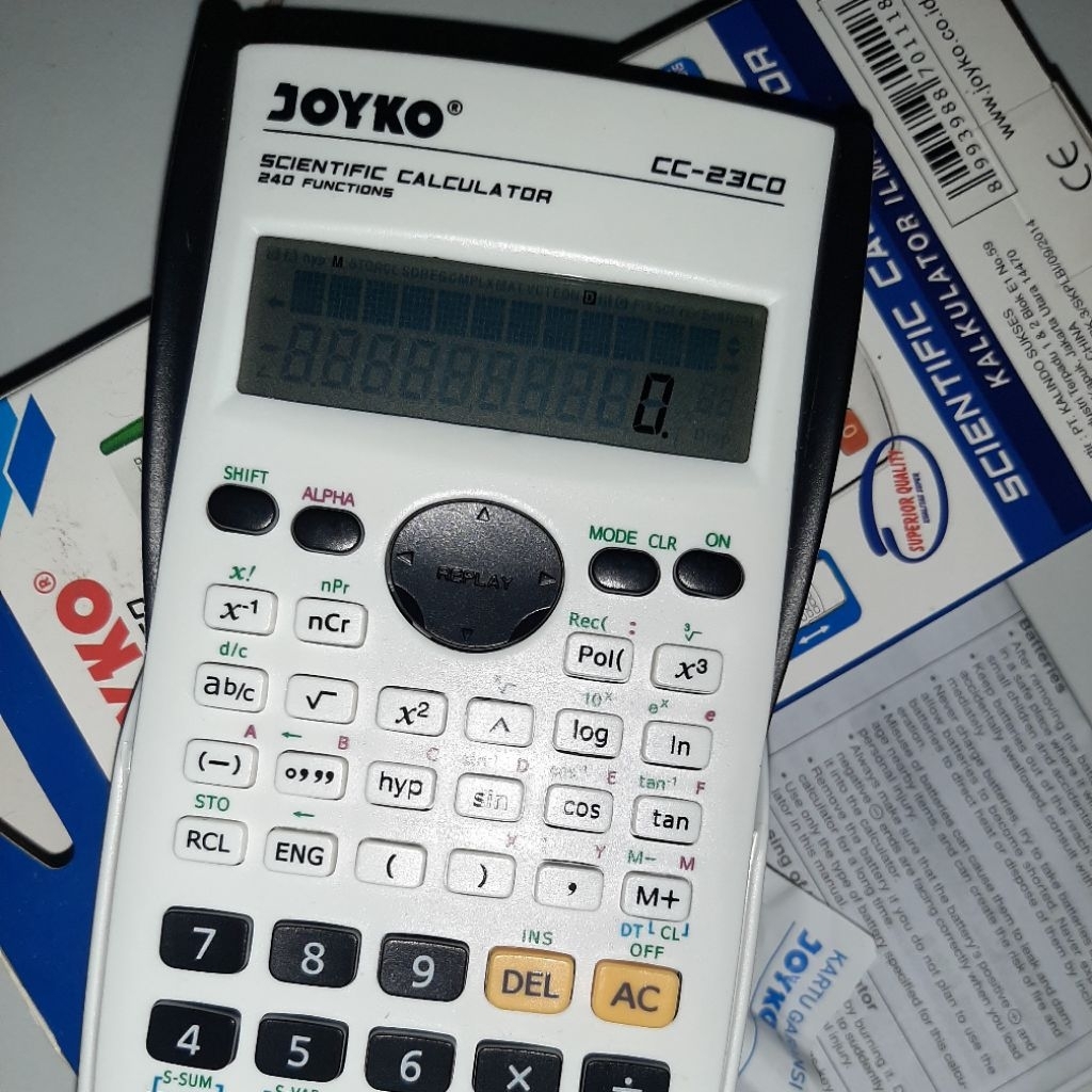 

Kalkulator Ilmiah/ Scientific Calculator Joyko