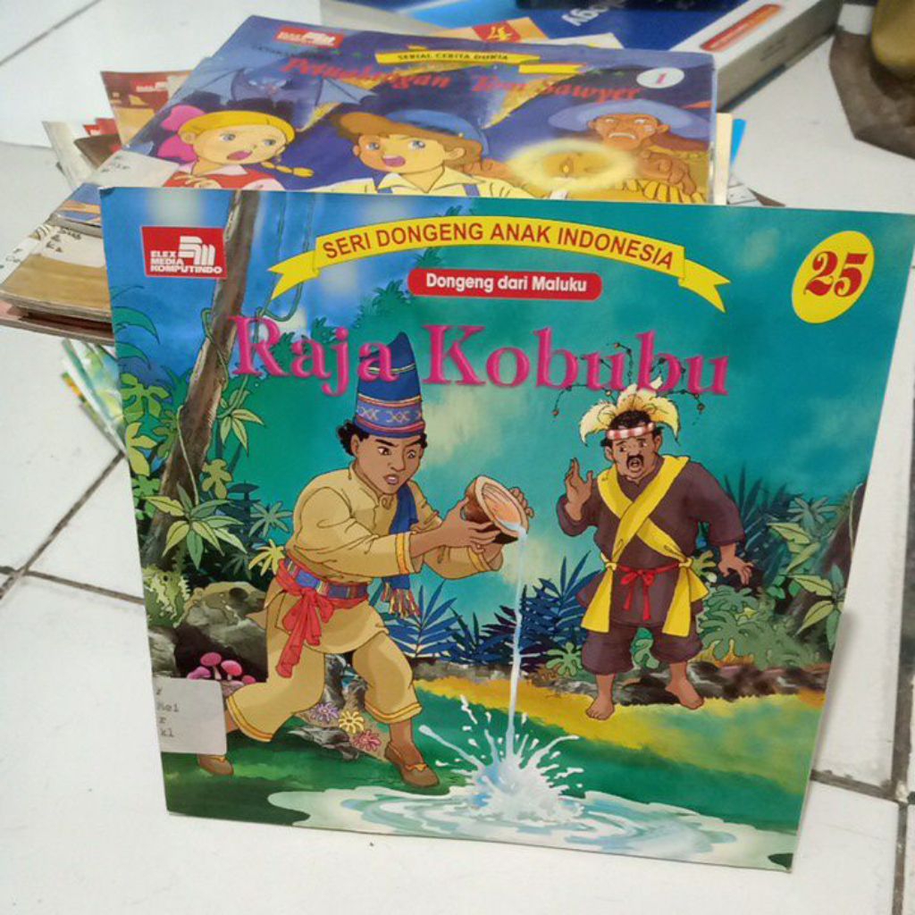 buku cerita seri dongeng anak Indonesia  ex perpus