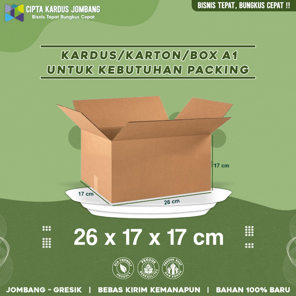 

Kardus Packing 26x17x17 | Box packing | Karton Packing