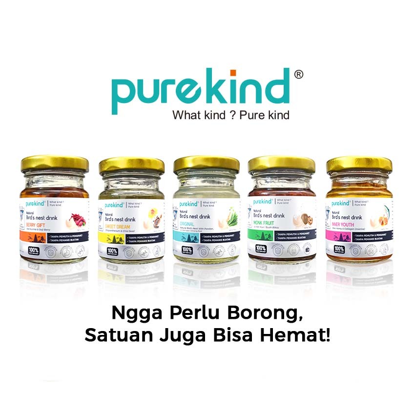 

Purekind | Minuman Sarang Burung Walet Bird's Nest Drink