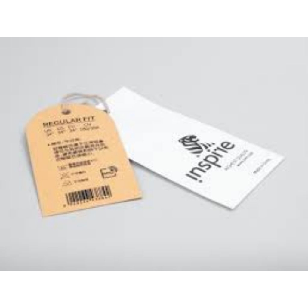 

Hangtag dua macem coklat putih