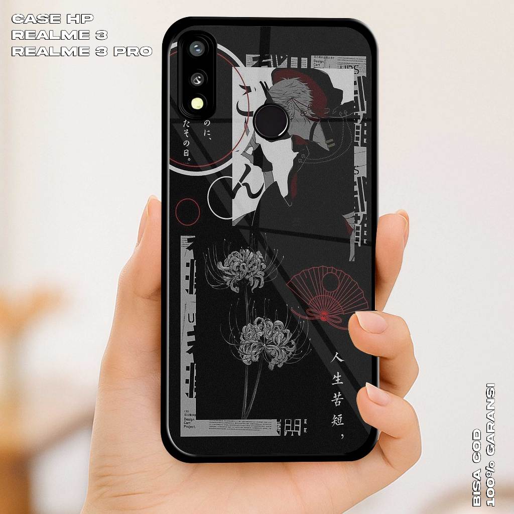Case REALME 3 - REALME 3 PRO Softcase Premium Matte Hard Case - Case Hologram Glossy Motif Art