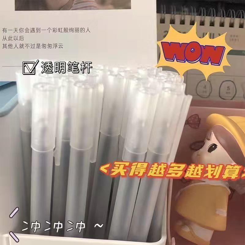 

Paket 50pcs Pulpen Gel Hitam 0.5mm - Pena Standar Berkualitas untuk Keperluan Sekolah dan Kantor Alat Tulis