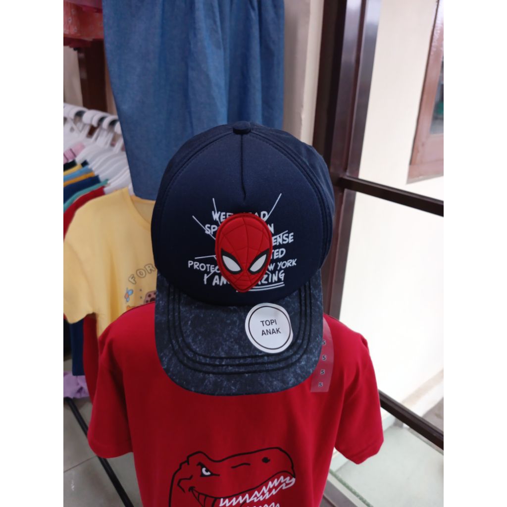 TOPI ANAK MARVEL NEVADA BATMAN SPIDERMAN
