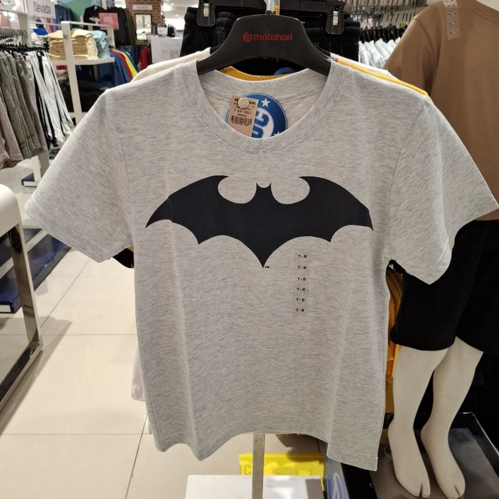 Marvel X Nevada Batman Baju Atasan Anak Laki Laki Original