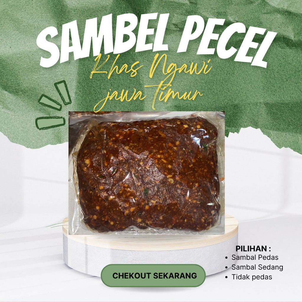

Sambel Pecel Kacang Gado-gado Karedok siap saji khas jatim