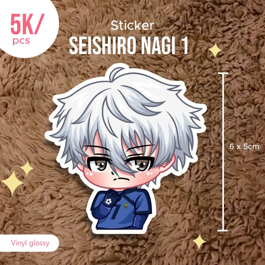 

Stiker seishiro nagi anime blue lock anti air