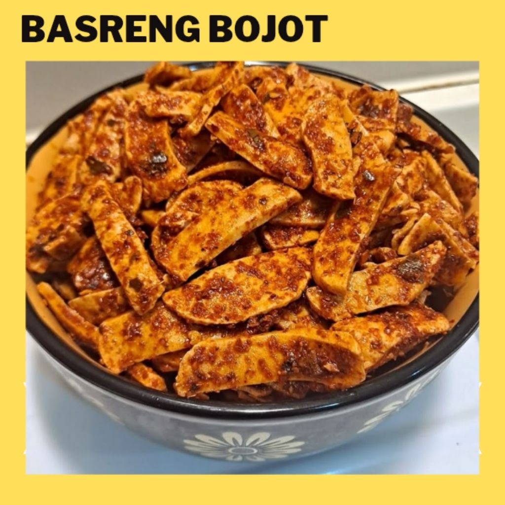 

basreng bojot isi 50 cemilan makanan pedas gurih daun jeruk