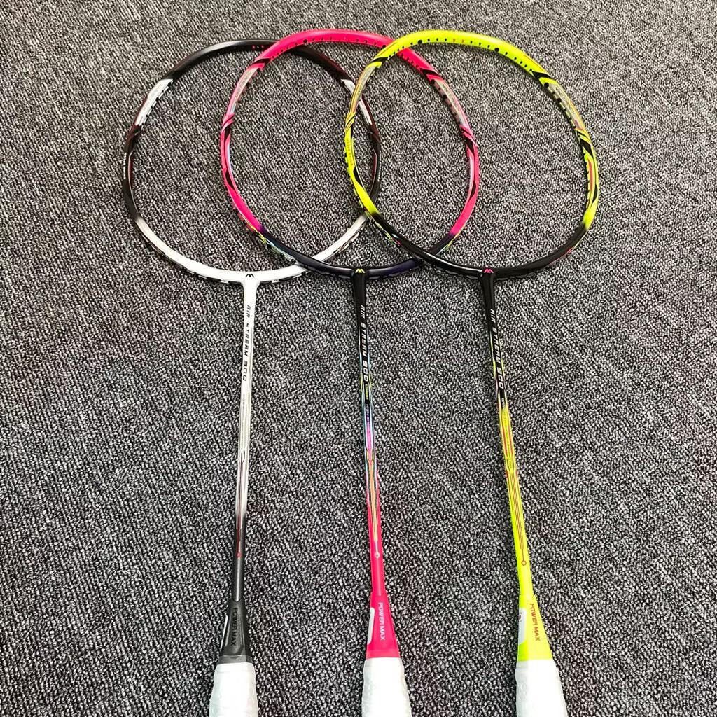 RAKET BADMINTON POWER MAX AIR STREAM ORIGINAL KOREA SIAP PAKAI