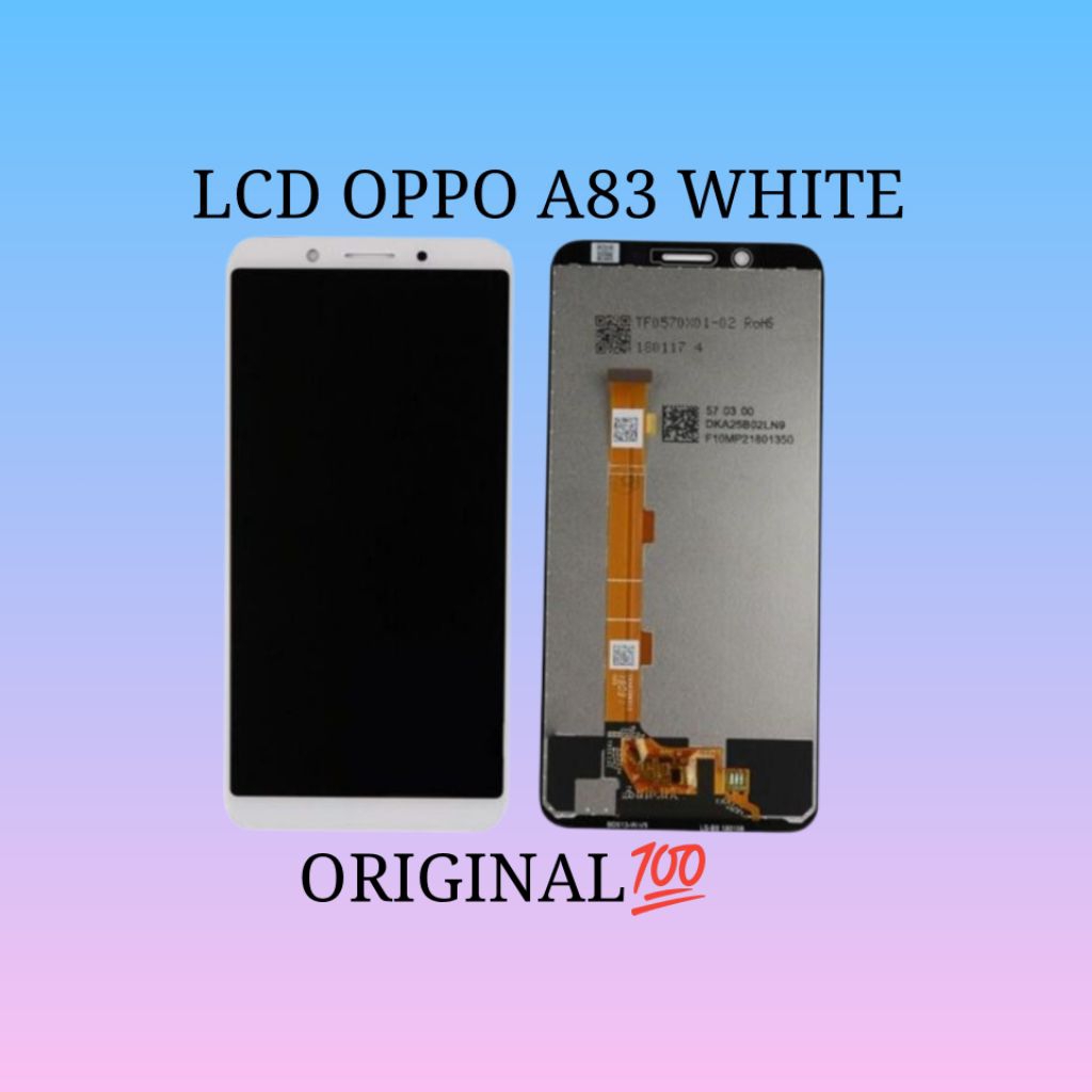 ORIGINAL LCD OPPO A83 WHITE