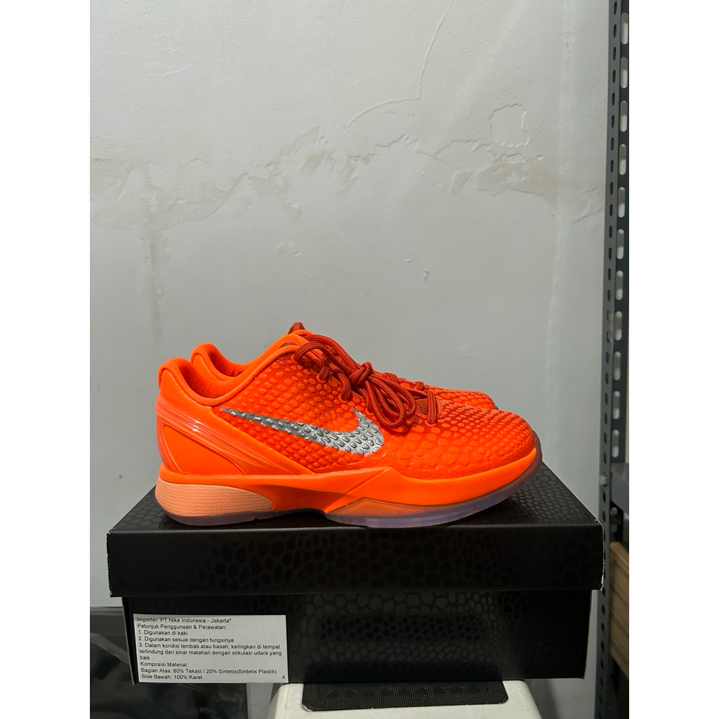 Nike kobe 6 total orange (100% authentic)