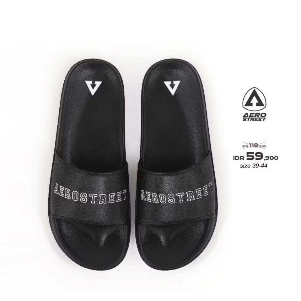 Sandal AEROSTREET  Size 39 ORI (Black)