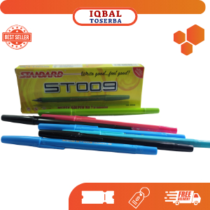 

PULPEN ST009/WARNA HITAM/1PACK ISI 12PCS