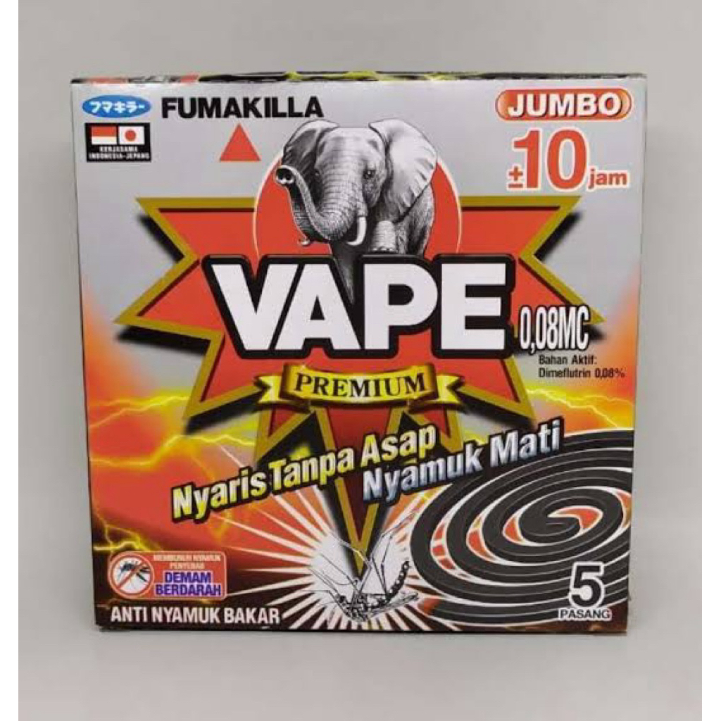vape obat nyamuk bakar nyaris tanpa asap