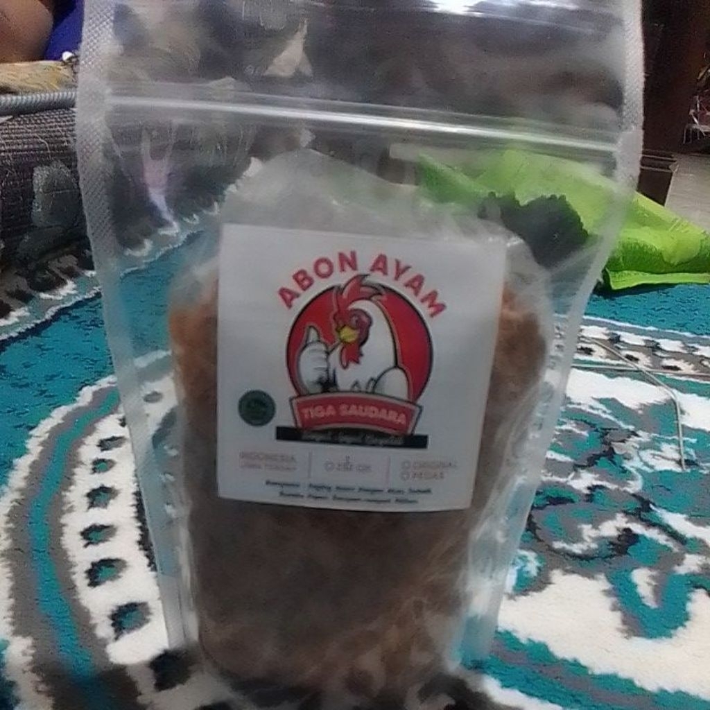 

Abon Ayam Asli Boyolali Cap Tiga Saudara 250gram Original