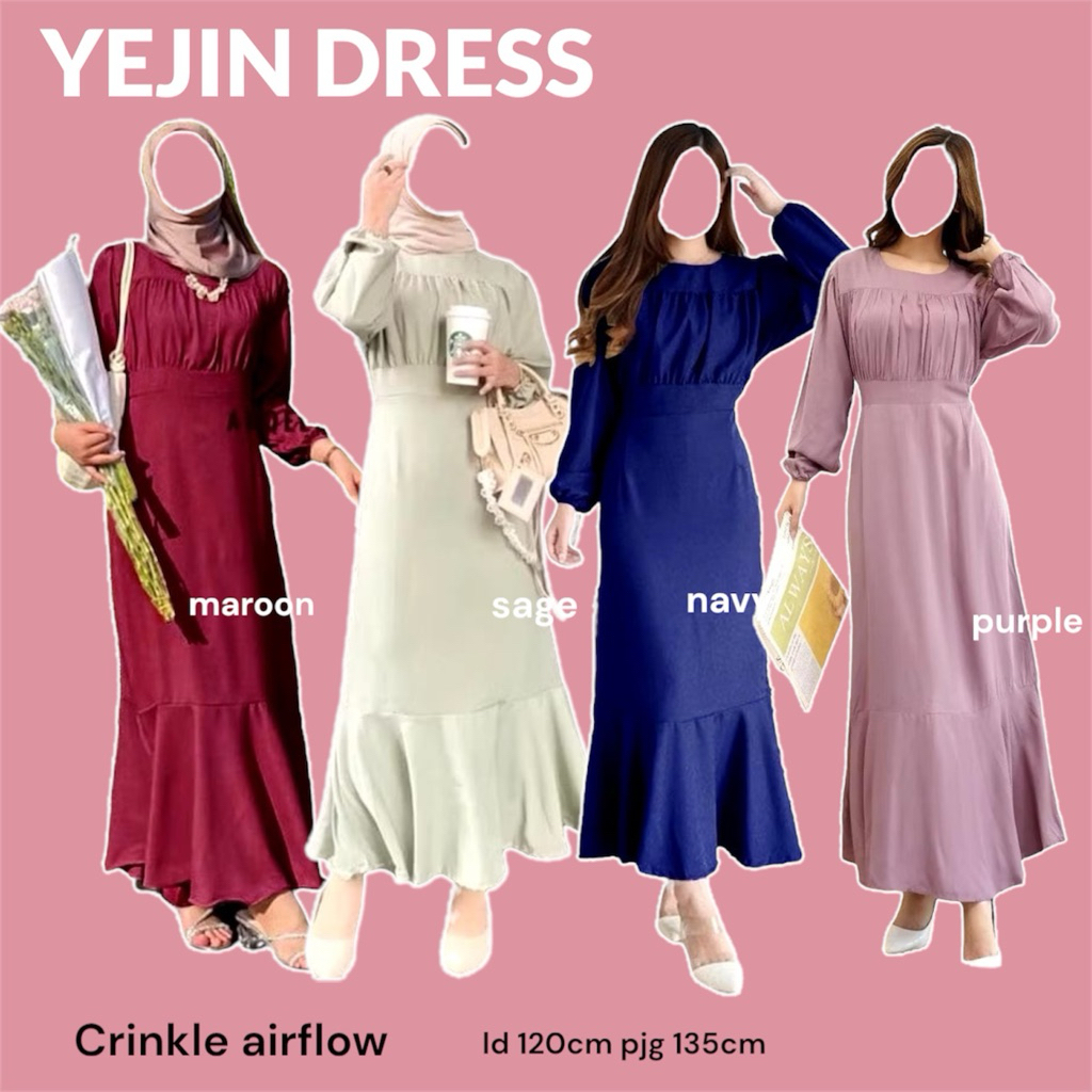 Yejin dress crinkle