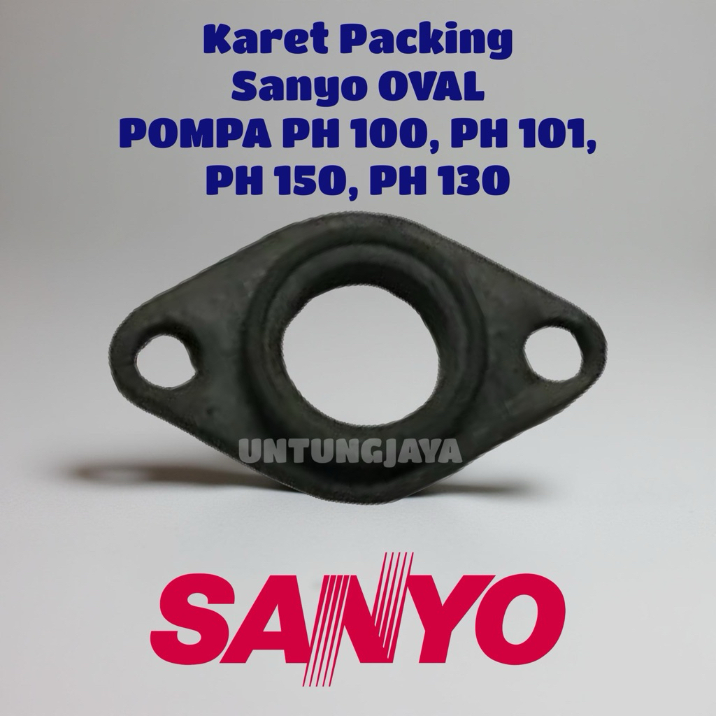 KARET PACKING SANYO OVAL UNTUK TANGKI BAWAH PH100 PH101 PH150 PH130 // KARET PAKING SANYO untuk TABU