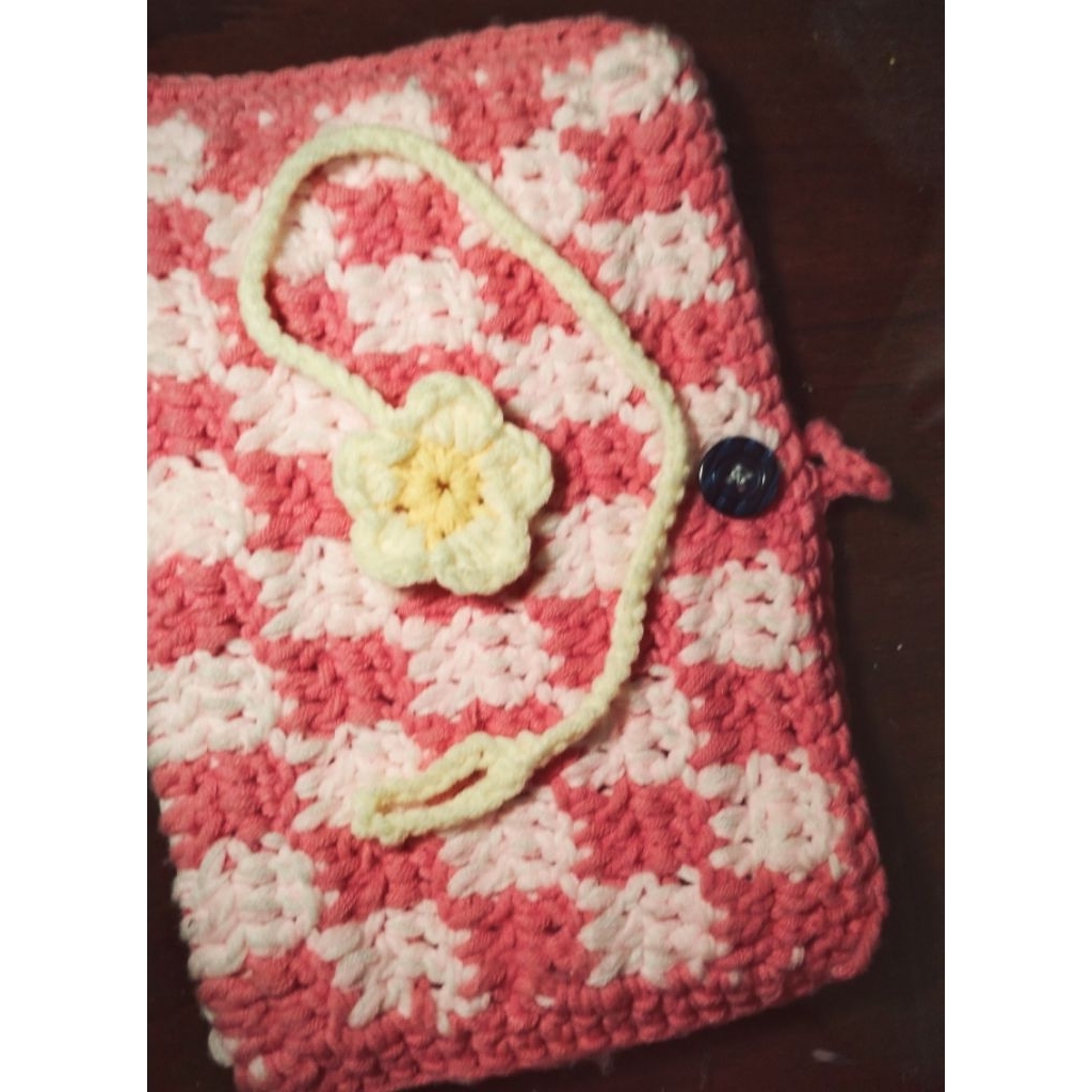 

book mark bunga rajut crochet pembatas buku