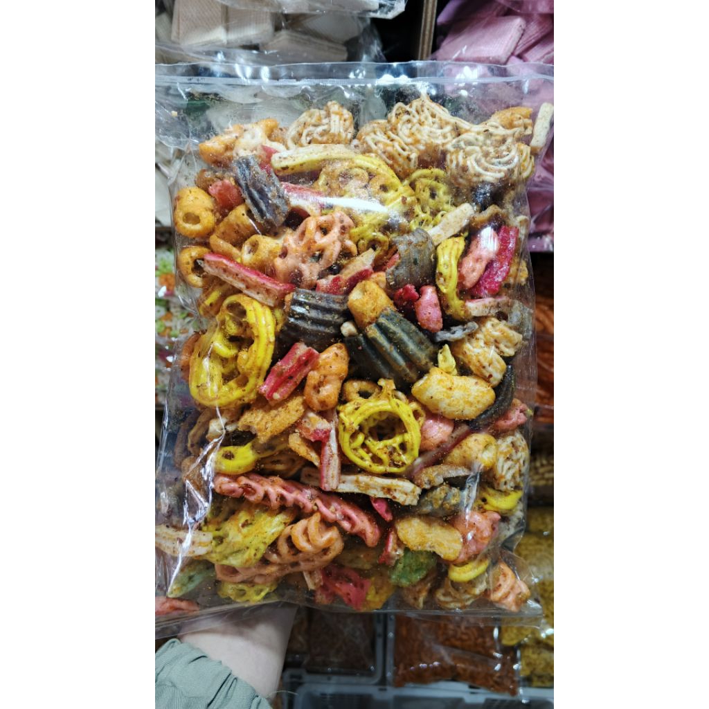 

COD Seblak mix/seblak pedas/kerupuk seblak mix pedas/cemilan pedas/cemilan murah gratis ongkir
