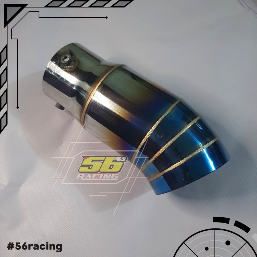 tailpipe ujung knalpot mobil grand innova innova barong fortuner vnt trd