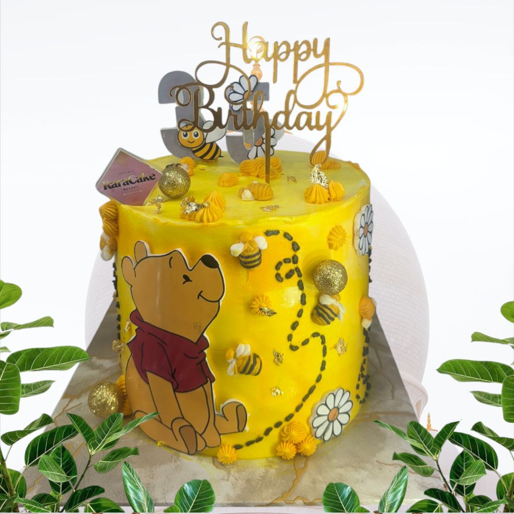 

the Pooh cake birthday