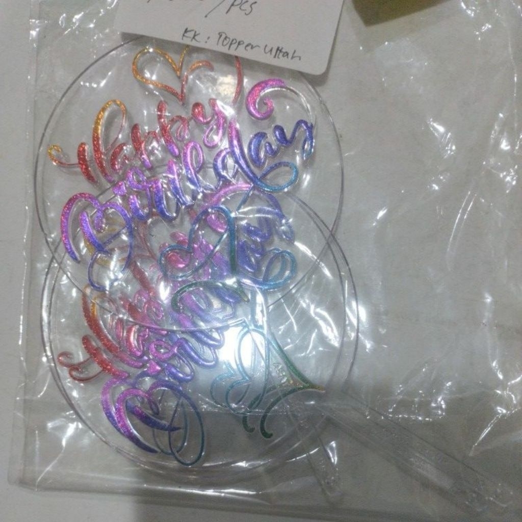 

Topper Ultah Rainbow