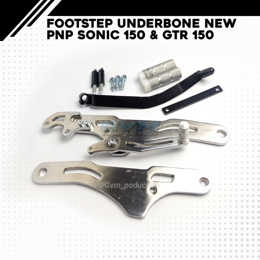 Underbone Model new Cutting Besi Footstep Underbone PNP Sonic 150 R / GTR 150 R