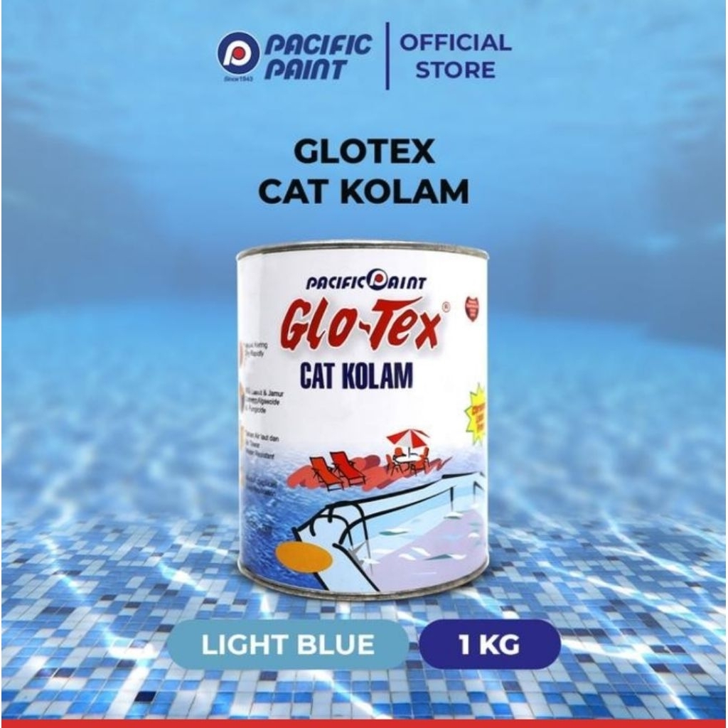Glotex Cat Kolam-Cat khusus permukaan waterproof