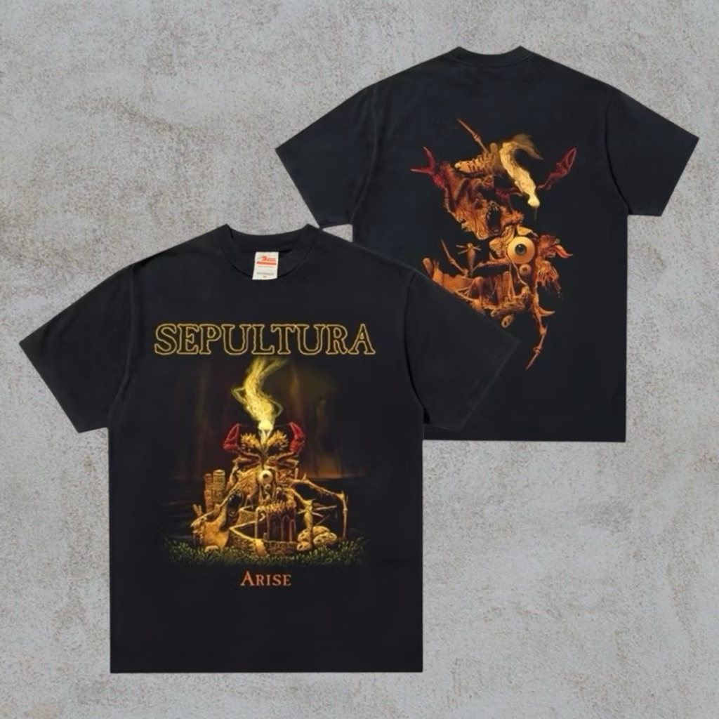 Kaos Band Sepultura - Arise / Kaos Band Vintage / Tshirt Band