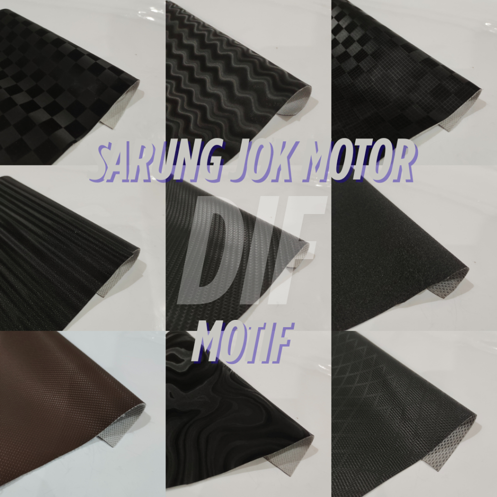 Sarung Kulit Jok Motor Universal Motif Premium Original MBTech