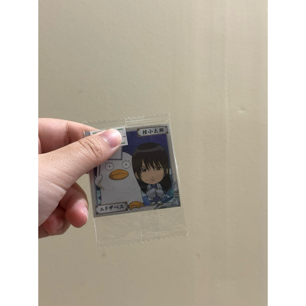 Gintama Niformation Wafer Seal Katsura Kotarou Elizabeth Original Japan