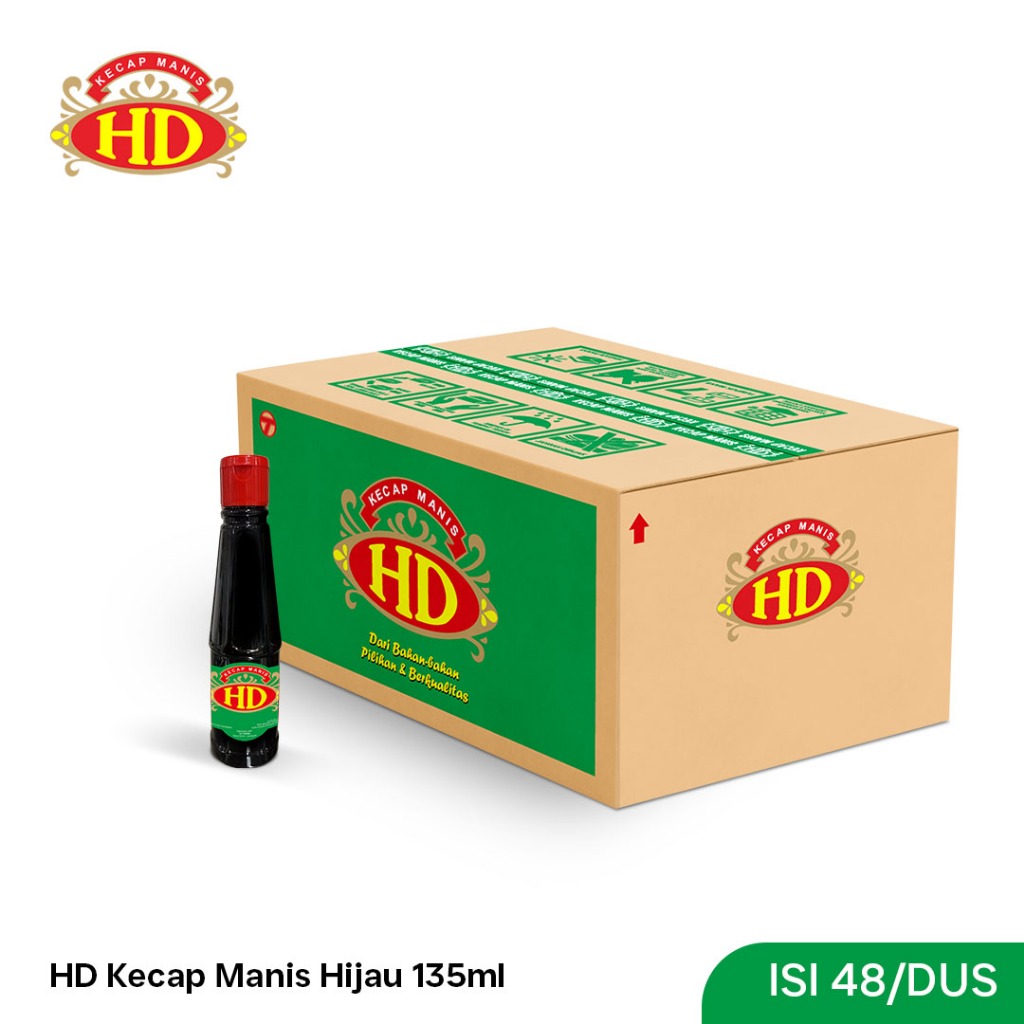 

HD Kecap Manis Rempah Botol Pet 135ml ISI 48 pcs