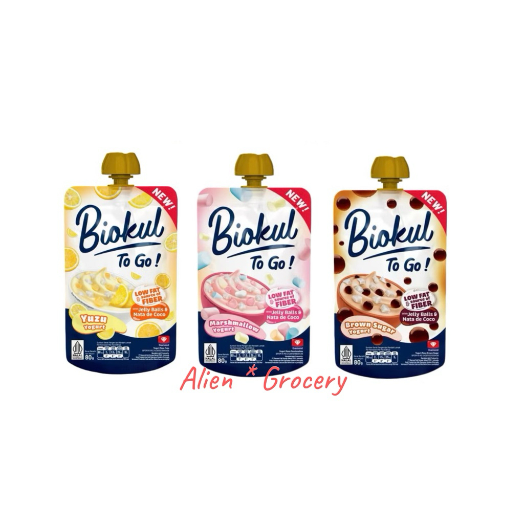 

BIOKUL Yogurt To Go 80gr Marshmallow Brown Sugar Orange Yuzu