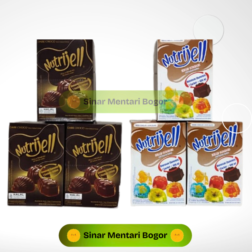 

Nutrijell Cokelat - Nutrijell Dark Choco (Pak isi 12 sachet)