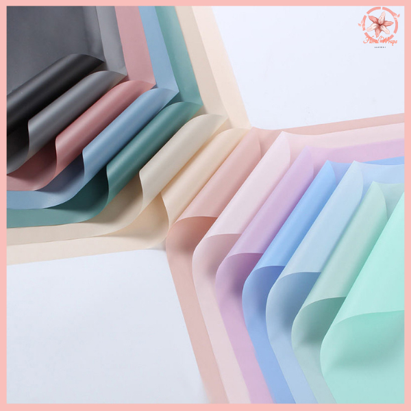 

PACK 20 Cellophane Plain Soft Pastel Flower Wrap Kertas buket bunga KB01