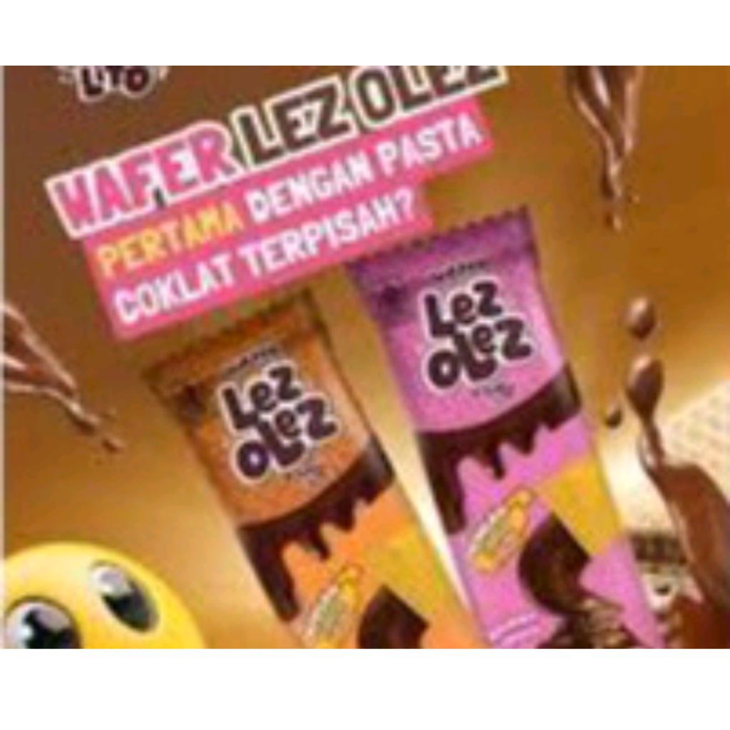

Wafer Lez Olez free pasta 1 renteng @10 pcs