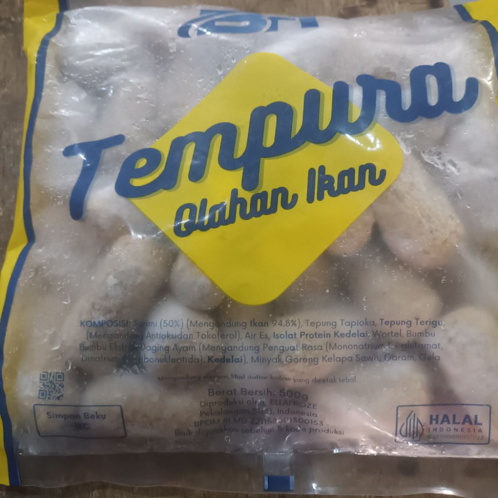 

tempura olahan ikan 1bks isi 30pcs