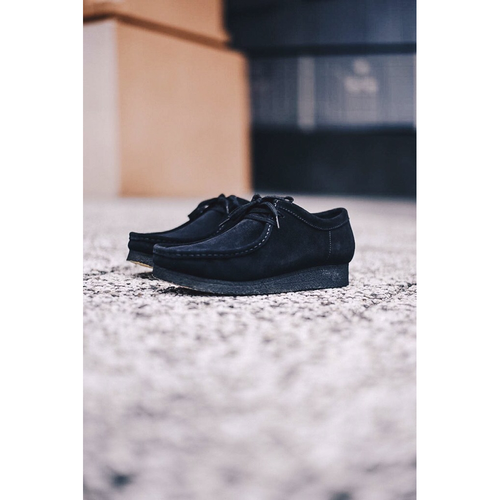 CLARKS Wallabee Suede Black Suede ORIGINAL