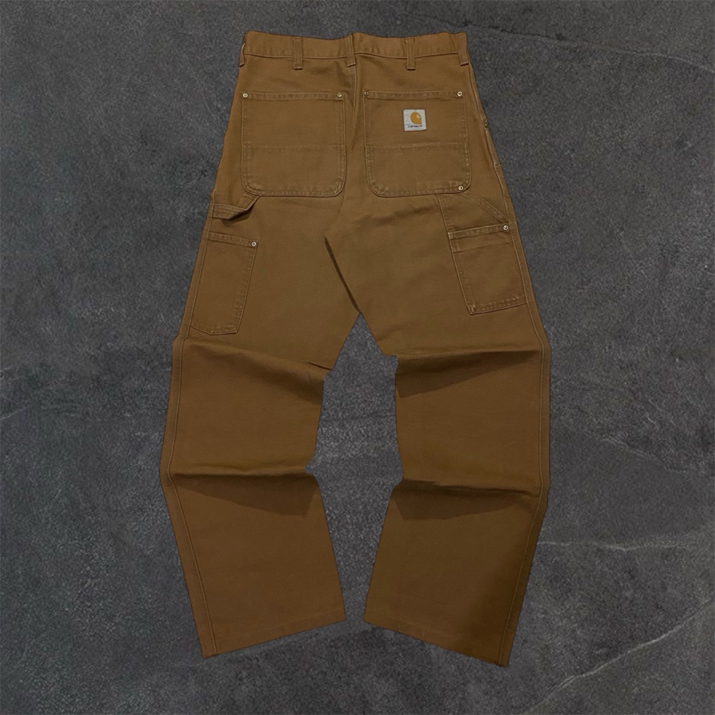 Vintage Carhartt Carpenter 90’s Brown Color Big Logo Baggy Fit