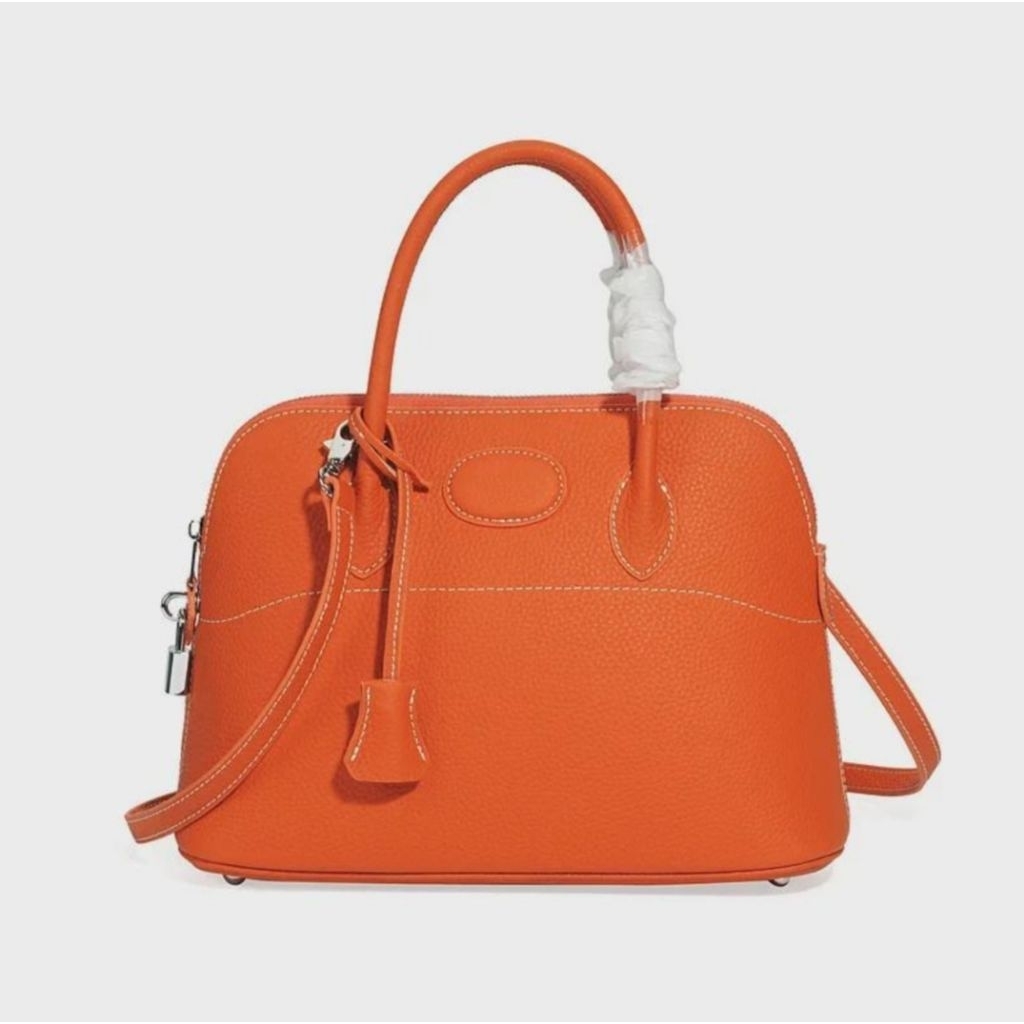 Tas Orange  Kulit Asli Handmade Premium | Original Look | Luxury Bag Wanita
