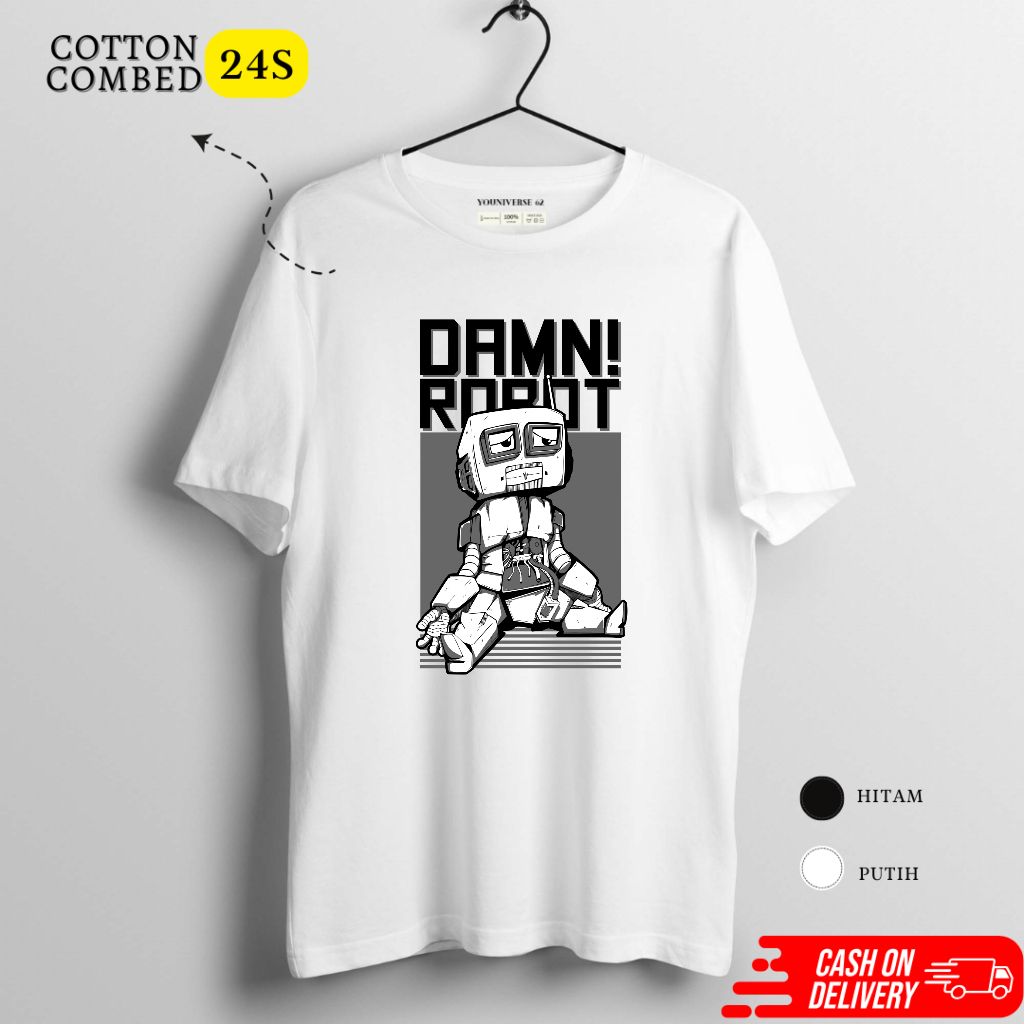 Kaos Baju Distro Pria Wanita Sablon DTF Template Desain D51-75