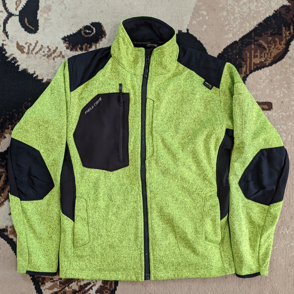 Jaket Motor Keren Fieldcore Cordura Hijau Stabilo