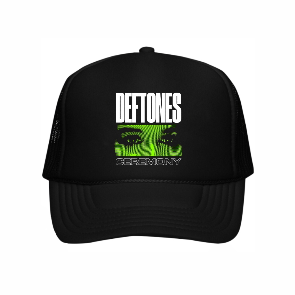 Topi Jaring DEFTONES Ceremony Trucker Hat Band Premium Quality