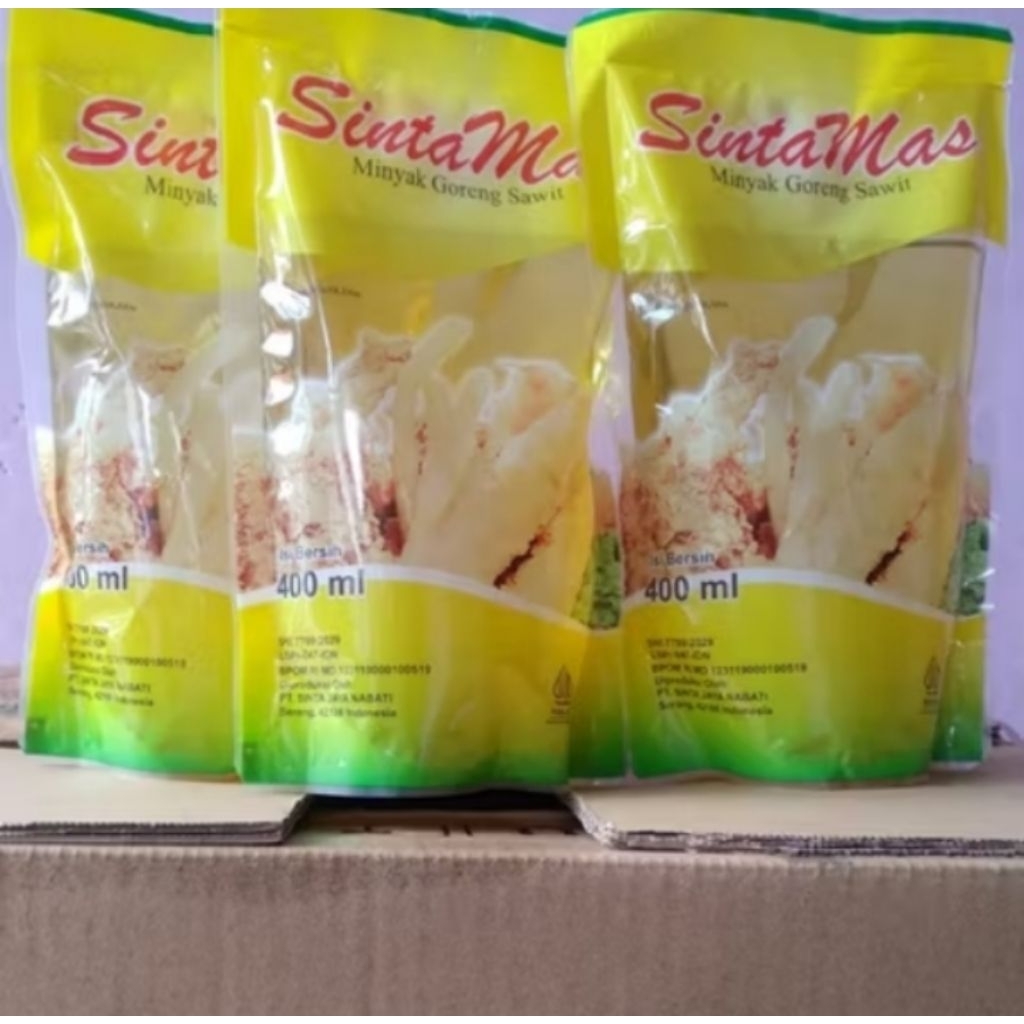 

1 Box Minyak goreng isi 24pc Sintamas 400ml