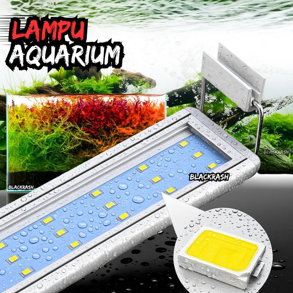 Lampu LED Aquarium Gantung Aquascape 3 Mode Ganti Warna - Akuarium 40cm 60cm 80cm 100cm