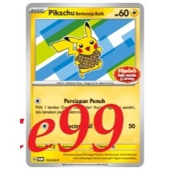 PROMO ORI Kartu Pikachu Batik v3 Staryu pokemon indonesia Segel Sealed