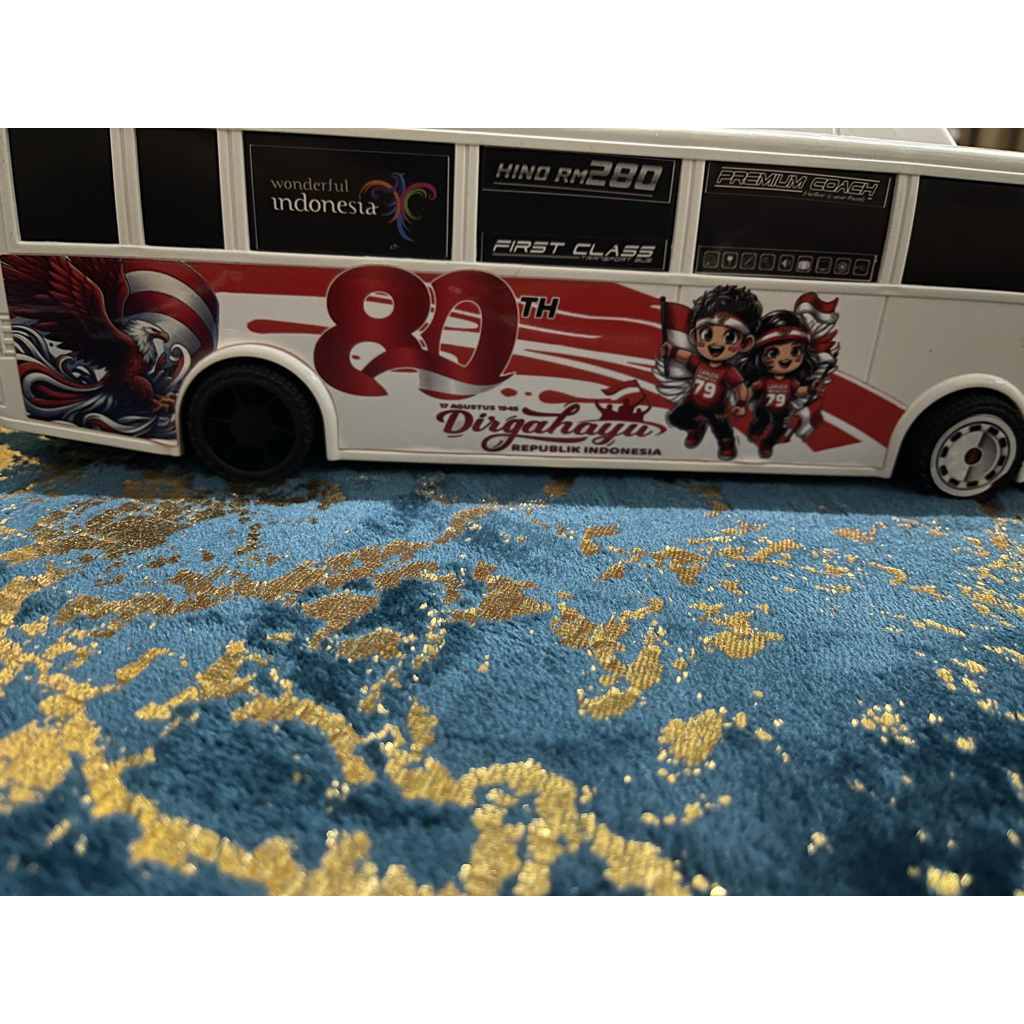 livery Agustus bus miniatur RKC