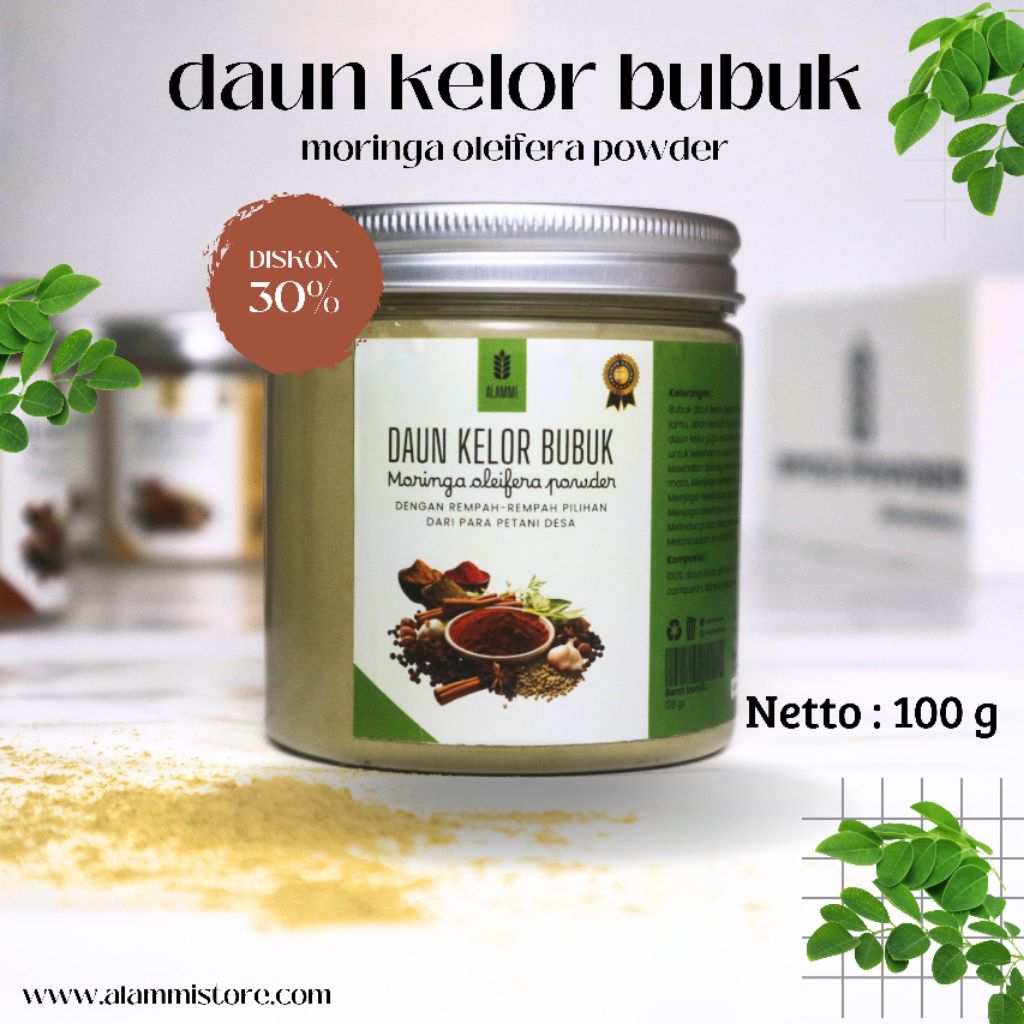 

Bubuk Daun Kelor Bidara Moringa Oleifera 100 gr Tanpa Pengawet Tanpa Campuran Tanpa Msg Spice Powder Untuk Kesehatan